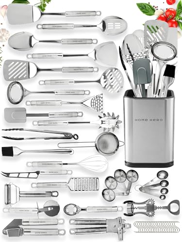 Best Kitchen Utensil Set Stainless Steel