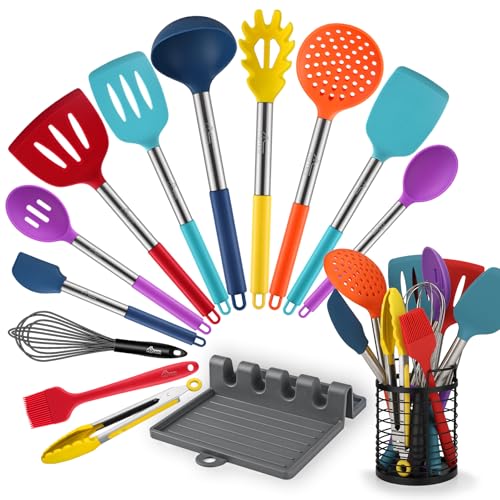 Colorful Kitchen Utensils Set