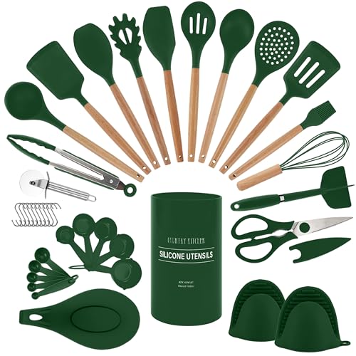 Green Kitchen Utensils Sets