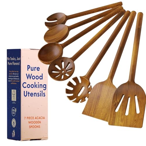 Green Walnut Wooden Acacia Kitchen Utensil