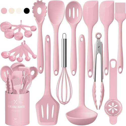 Kitchen Utensils Set Pink
