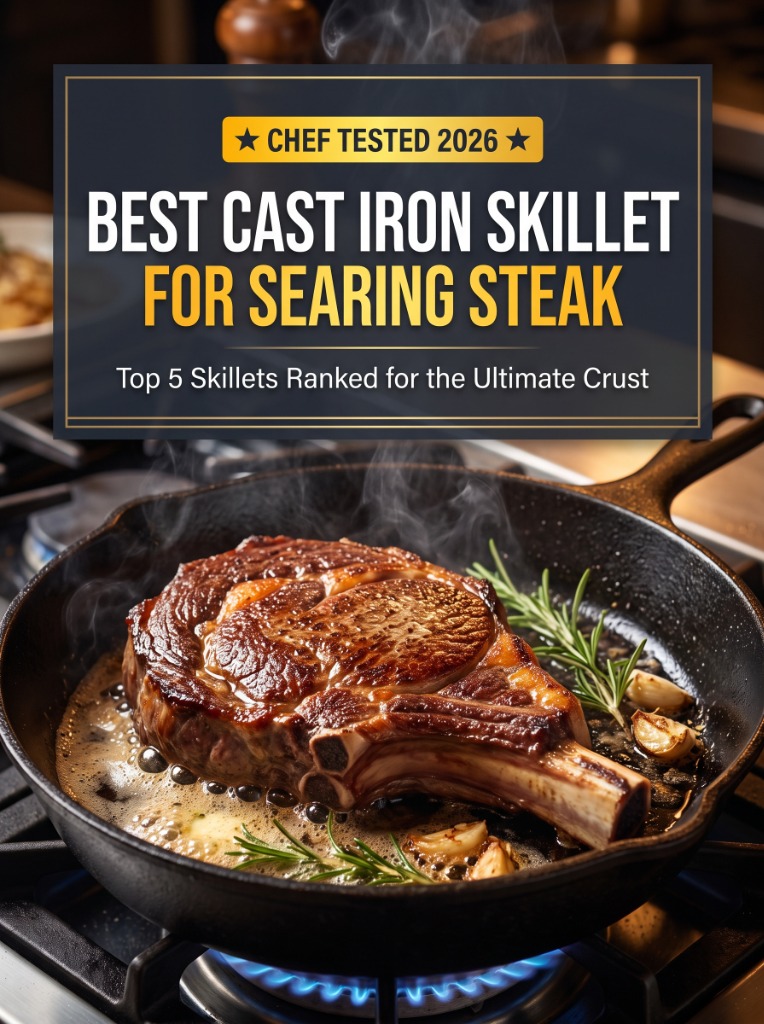 Best Cast Iron Skillet for Searing Steak Guide