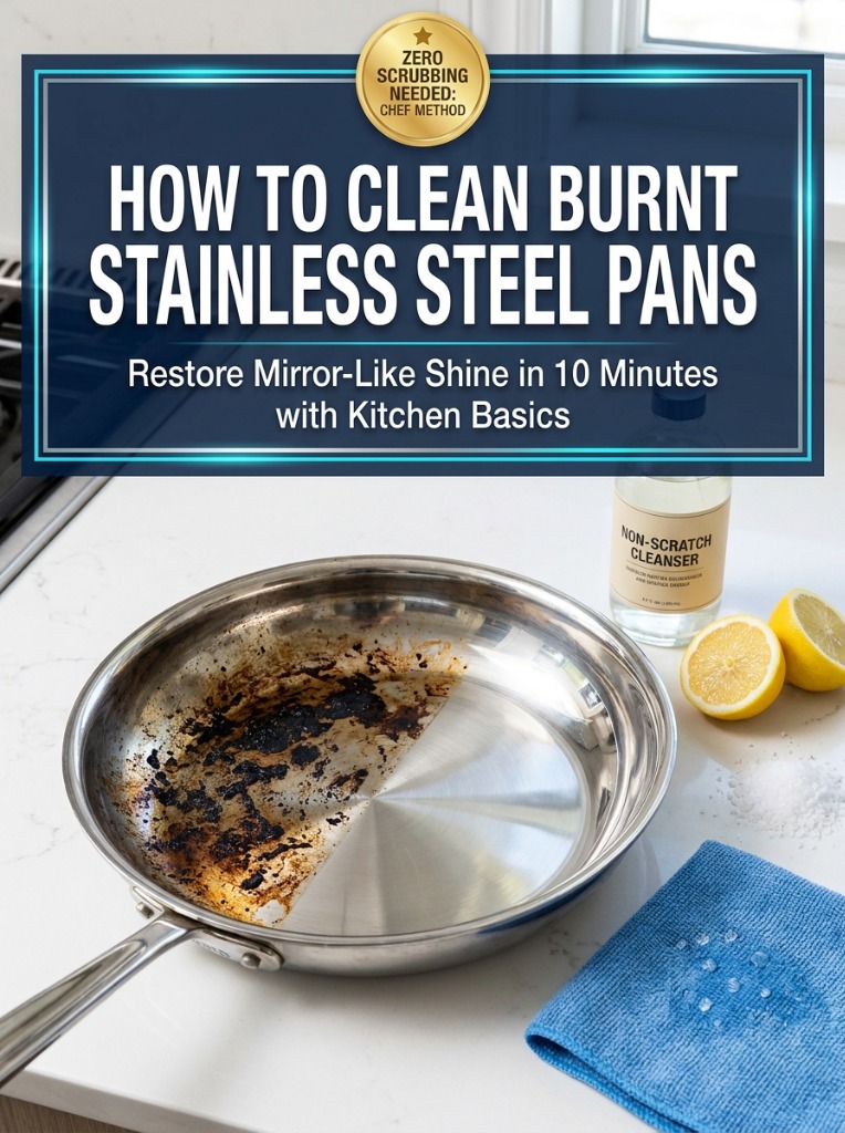How to Clean Burnt Stainless Steel Pans Guide