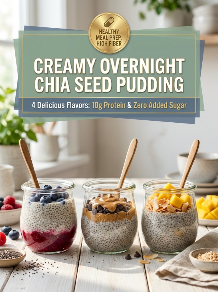 Creamy Overnight Chia Seed Pudding Recipe